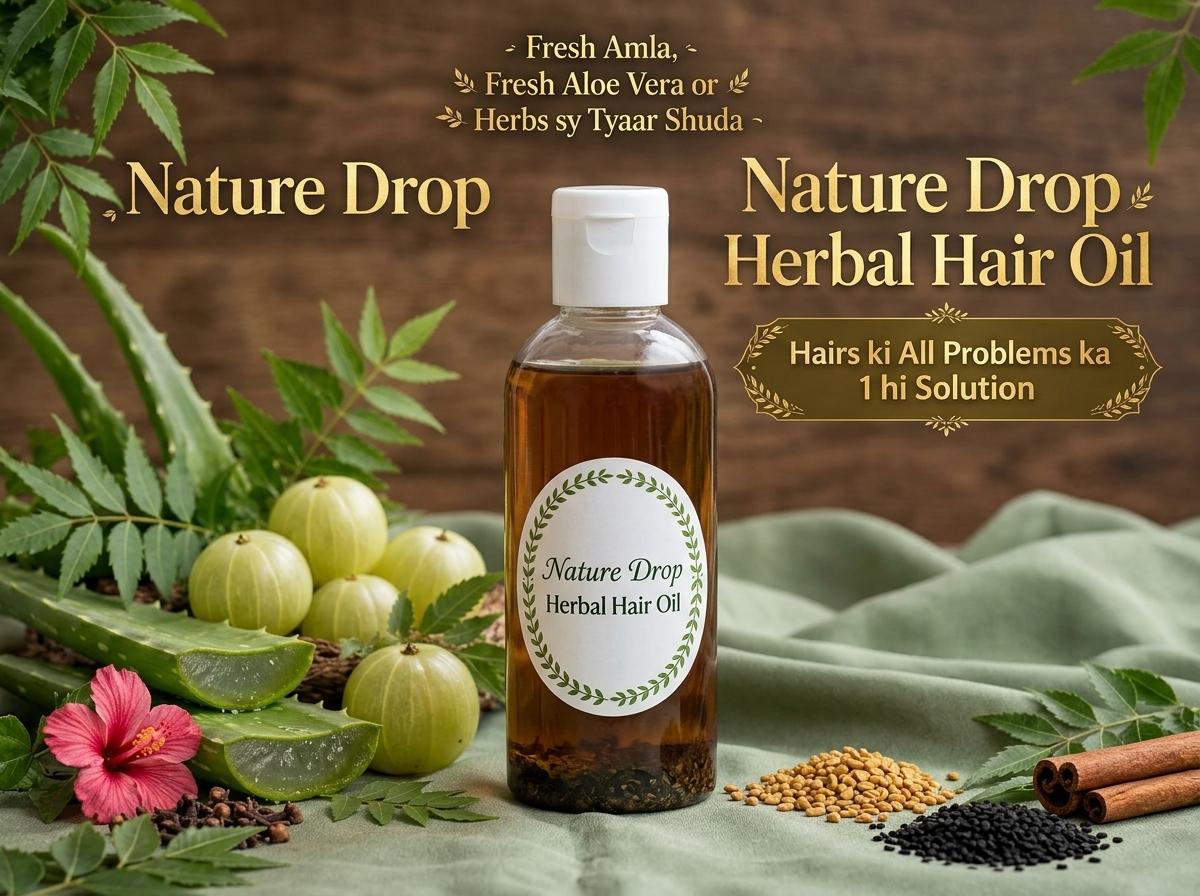 Nature Drop Herbal Hair Oil — image 3