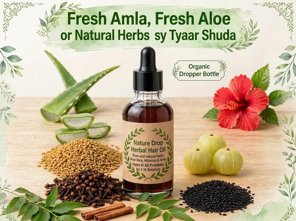 Nature Drop Herbal Hair Oil